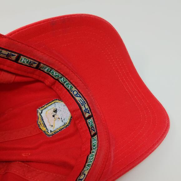 Las Vegas Bear's Best Golf Course Dobber Slideback Hat Embroidered Logo Red - Picture 12 of 13